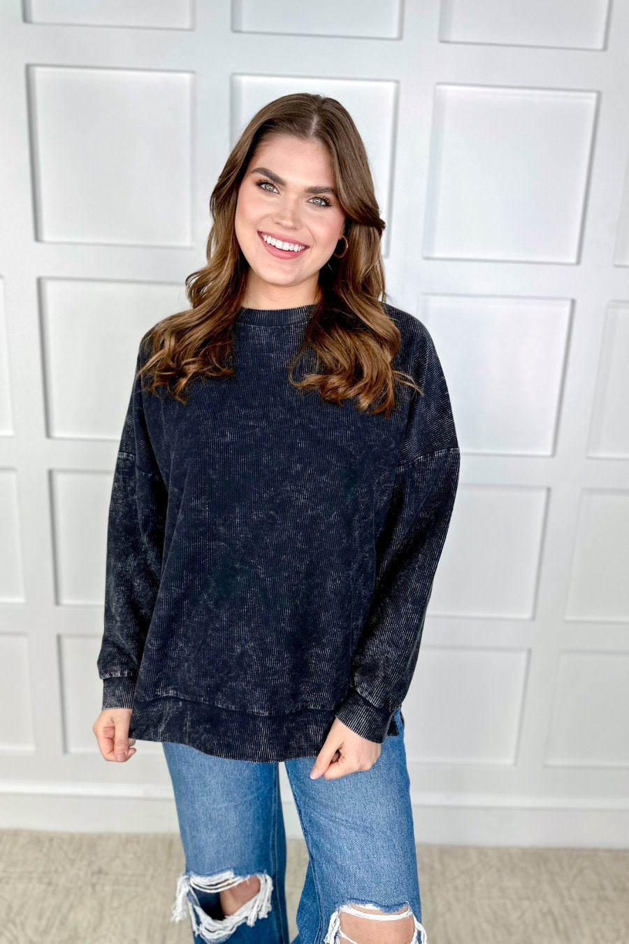 Alexis Corded Vintage Pullover