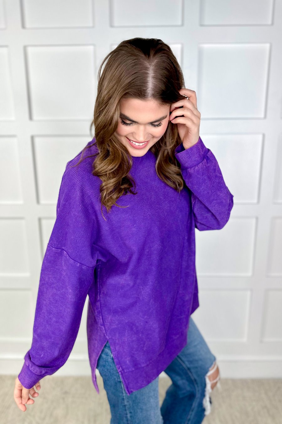 Alexis Corded Vintage Pullover