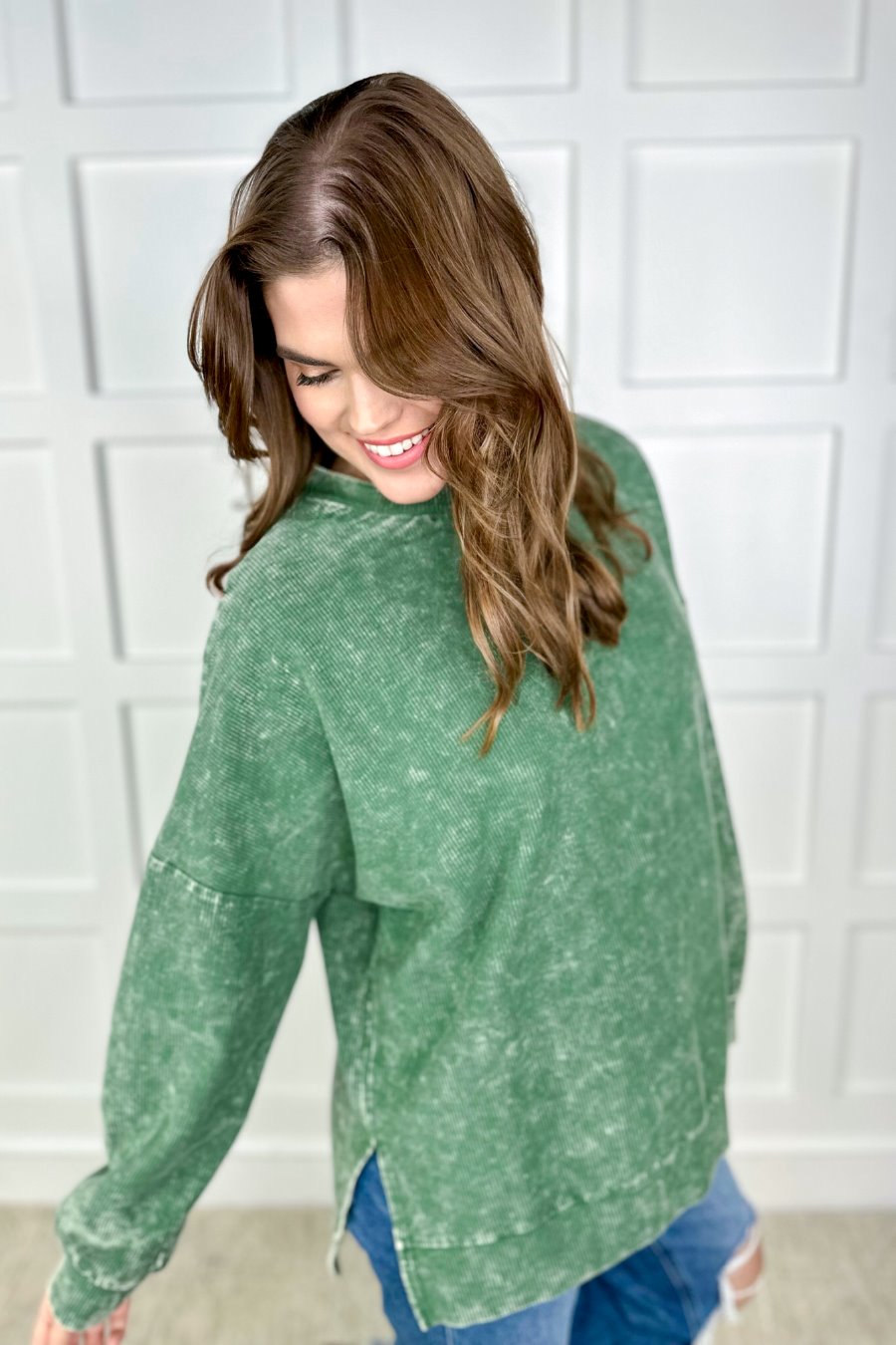 Alexis Corded Vintage Pullover