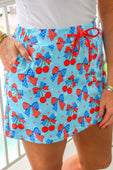 All American Cherry Skort - Jess Lea Boutique