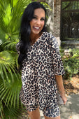All Day Biker Set- Side Hustle Leopard - Jess Lea Boutique