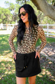 Alyssa Mesh Top- Game Day Leopard - Jess Lea Boutique
