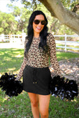 Alyssa Mesh Top- Game Day Leopard - Jess Lea Boutique