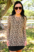 Alyssa Mesh Top- Game Day Leopard - Jess Lea Boutique