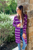 PREORDER-Amber Lightweight Striped Cardigan