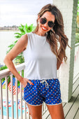 Americana Polka Dot Everyday Shorts - Jess Lea Boutique