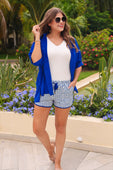 Anchor Harbor Stripes Everyday Shorts - Jess Lea Boutique