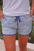 Anchor Harbor Stripes Everyday Shorts - Jess Lea Boutique