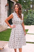 Annie Midi Zipper Dress- So Natural - Jess Lea Boutique