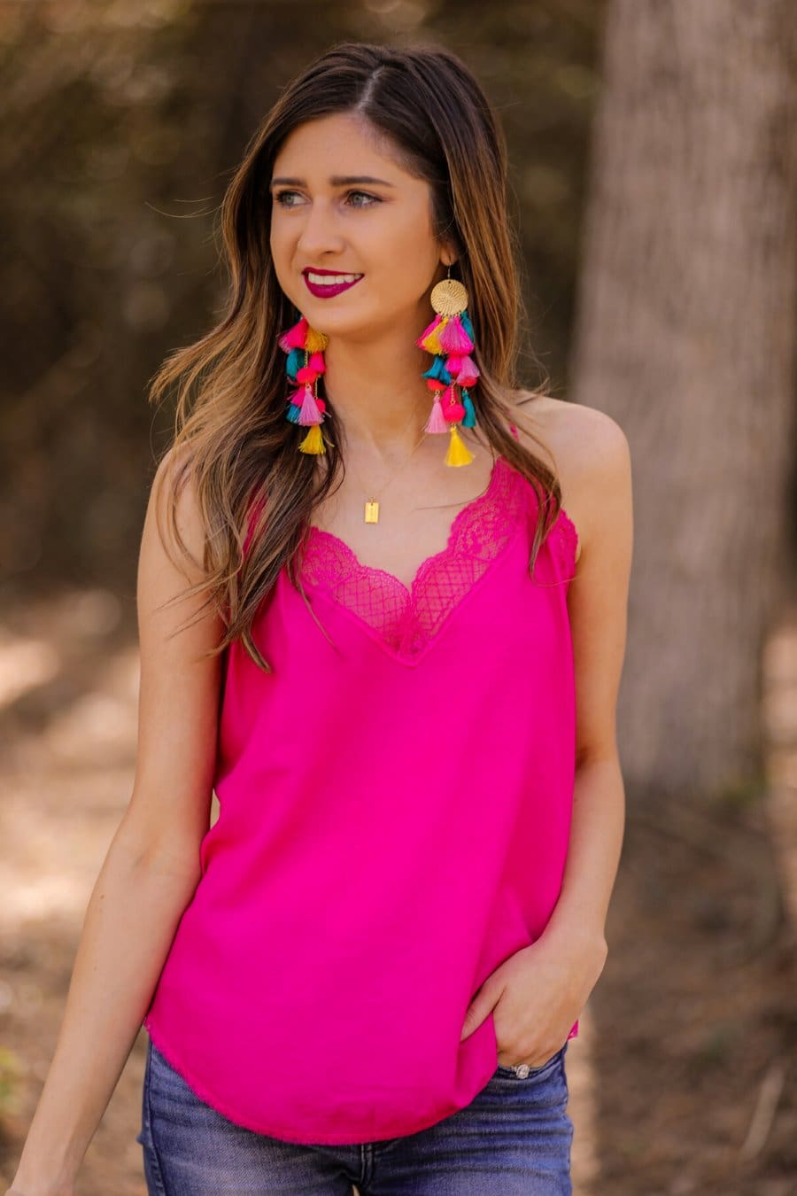 Aria Lace Cami - Jess Lea Boutique