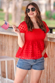 PREORDER-Arizona Smocked Top