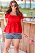 PREORDER-Arizona Smocked Top