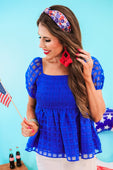 Arizona Smocked Top - Jess Lea Boutique