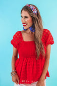 Arizona Smocked Top - Jess Lea Boutique