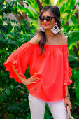 Aruba Off the Shoulder Top - Jess Lea Boutique