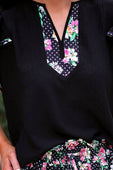 Ava Flutter Sleeve Blouse- Daisy Polka Dot - Jess Lea Boutique