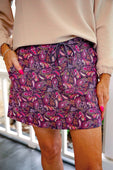 Berry Paisley Skort - Jess Lea Boutique