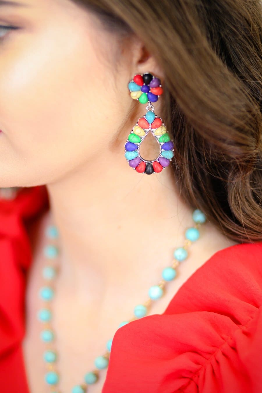 Blossom Teardrop Earrings - Jess Lea Boutique