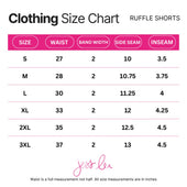 Blue Gingham Ruffle Shorts - Jess Lea Boutique