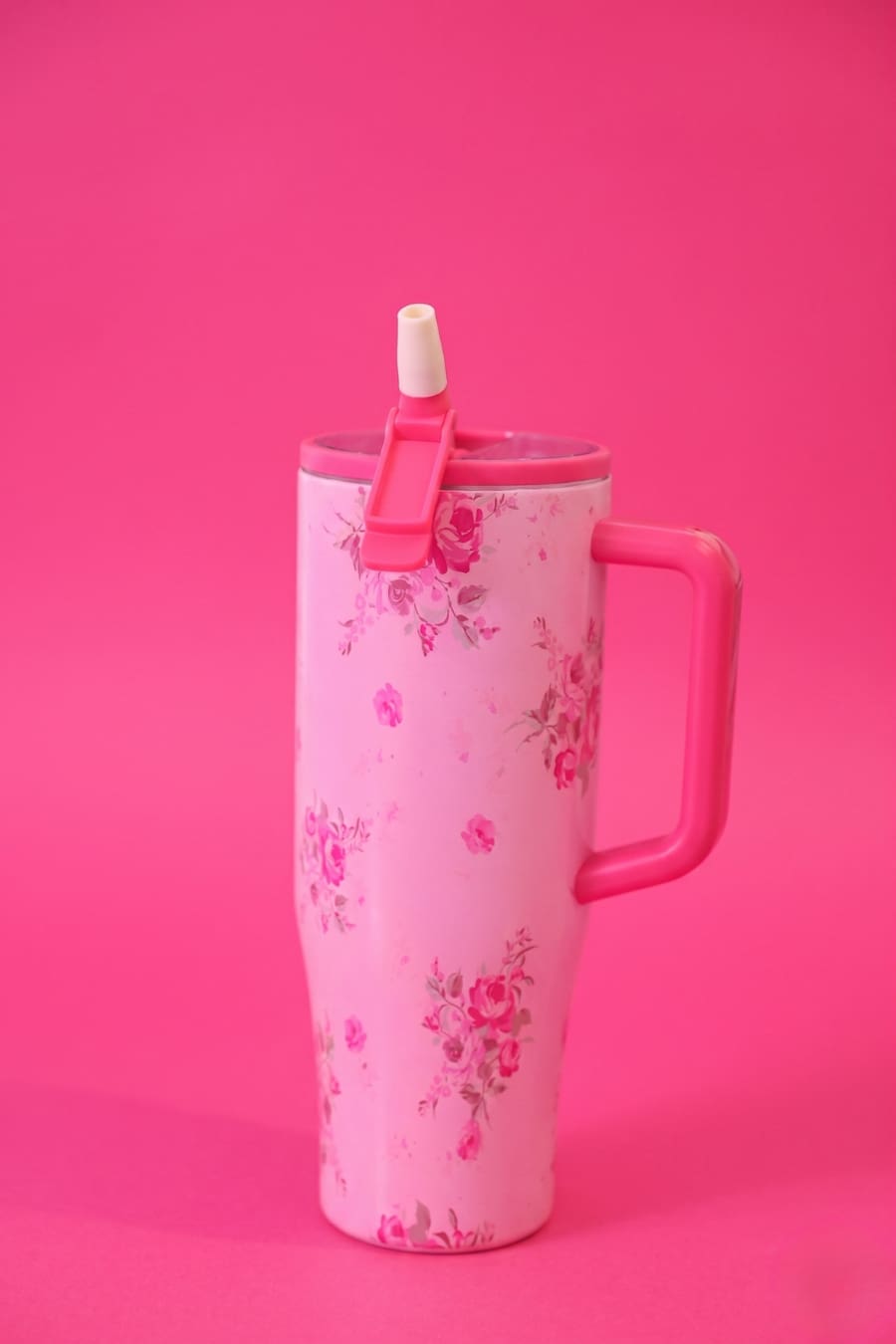Blushing Blooms Sleek Tumbler - Jess Lea Boutique