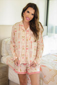 PREORDER-Bows & Bubbly Ruffle Pajama Set - Jess Lea Boutique