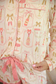 PREORDER-Bows & Bubbly Ruffle Pajama Set - Jess Lea Boutique