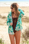 Breezy Tunic Top- Coastal Vista - Jess Lea Boutique