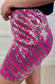 PREORDER-Bring The Drama Sequin Skirt