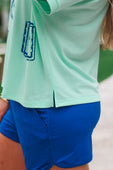 By The Sea Sequin Patch Top - Jess Lea Boutique