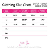 Caitlin Flutter Sleeve Dress, Green - Jess Lea Boutique