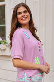 Calling My Peeps Chenille Top - Jess Lea Boutique
