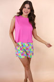 Casual Outing Shorts, Multi Floral - Jess Lea Boutique