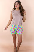 Casual Outing Shorts, Multi Floral - Jess Lea Boutique