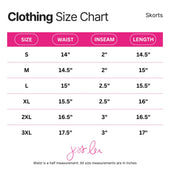 Check Back Checkered Skort - Jess Lea Boutique