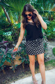 PREORDER-Check Back Checkered Skort