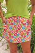 Check the Tropics Skort - Jess Lea Boutique
