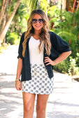 Checkmate Chic Checkered Skort - Jess Lea Boutique