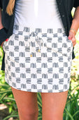 Checkmate Chic Checkered Skort - Jess Lea Boutique