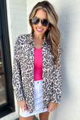 Chelsey Button Up Top, Leopard - Jess Lea Boutique