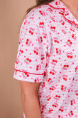 Cherry Bomb Ruffle Pajama Set - Jess Lea Boutique
