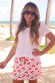Cherry Picnic Skort - Jess Lea Boutique