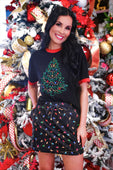 Christmas Lights Skort - Jess Lea Boutique