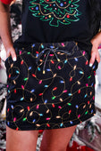 Christmas Lights Skort - Jess Lea Boutique