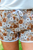 PREORDER-Claim To Fame Floral Drawstring Everyday Shorts