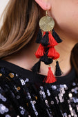 Claire Tiered Tassel Earrings - Jess Lea Boutique