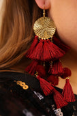 Claire Tiered Tassel Earrings - Jess Lea Boutique