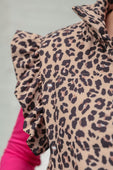 PREORDER- Clara Leopard Puffer Vest - Jess Lea Boutique