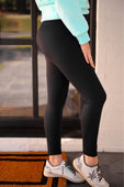 Compression Leggings- Black - Jess Lea Boutique