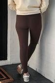 Compression Leggings- Chocolate - Jess Lea Boutique