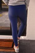Compression Leggings- Navy - Jess Lea Boutique